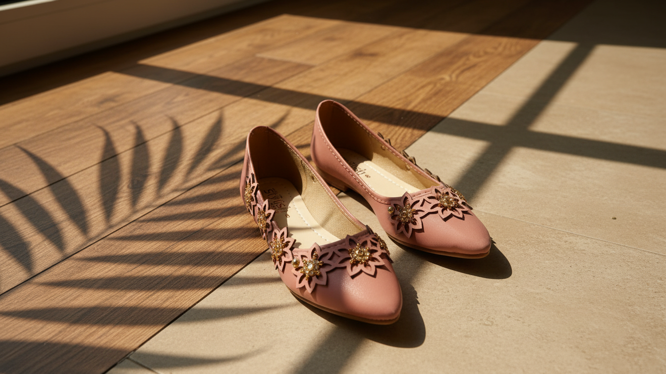 warm wooden floor - Product Photography Template